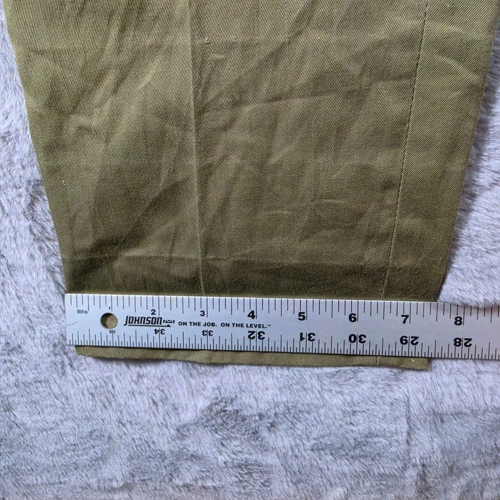 Boy Scouts of‎ America Uniform Pants Kids 26 Olive Green Vintage Red Piping BSA